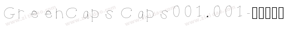 GreenCaps Caps001.001字体转换